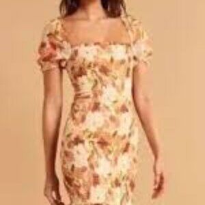 Abercrombie & Fitch smocked midi dress